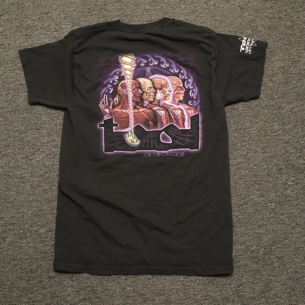 Tool Lateralus TShirt Black Y2K Hard Rock Heavy Metal Band Size Medium Nu Metal